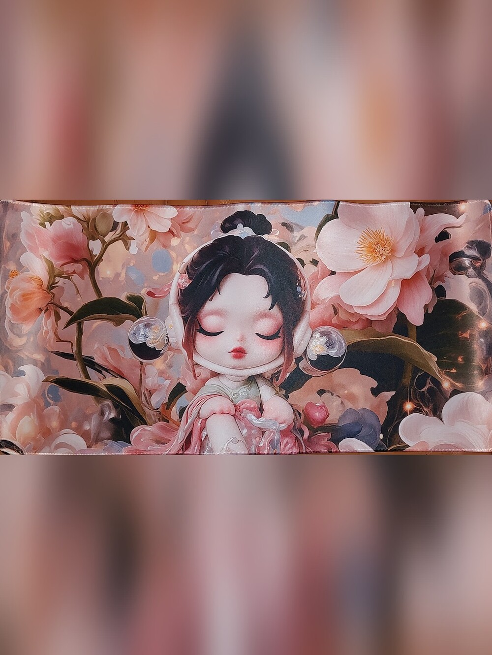 New! Pop Mart Skull Panda Desk Gaming Computer Mat. 12"X24"